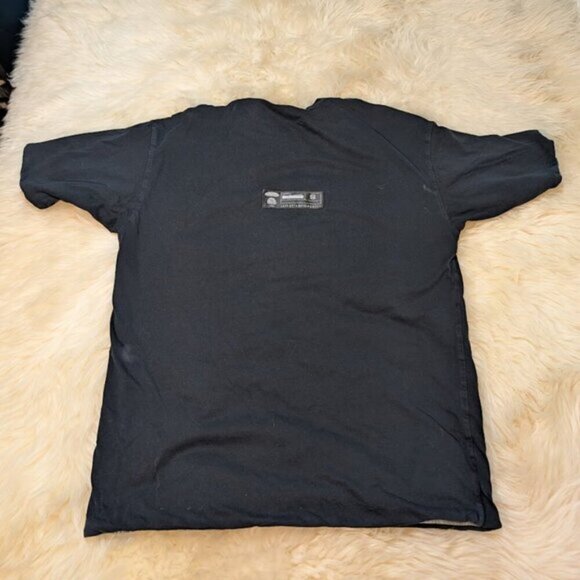 AAPE by A Bathing Ape Reversible Black Bandana T-Shirt Size Small - Picture 9 of 10